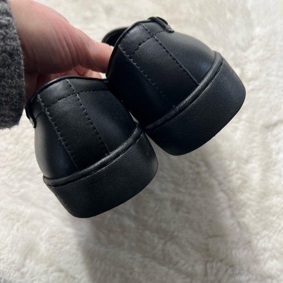 Vionic pro mahogany Avery black slip on comfort flat shoe womens size 9 - Picture 8 of 11